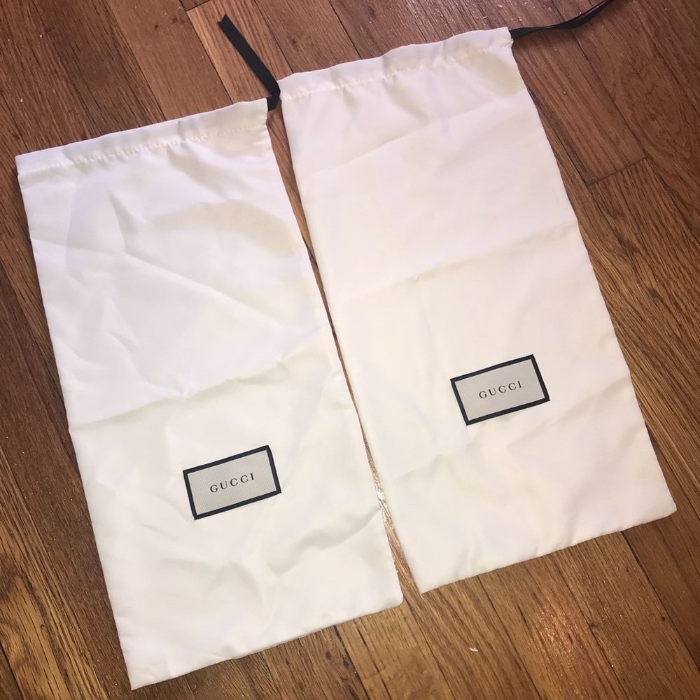 Gucci shoes dust bags